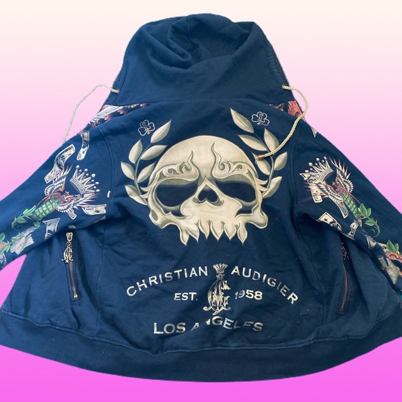 Authentic christian Audigier men’s hoodie